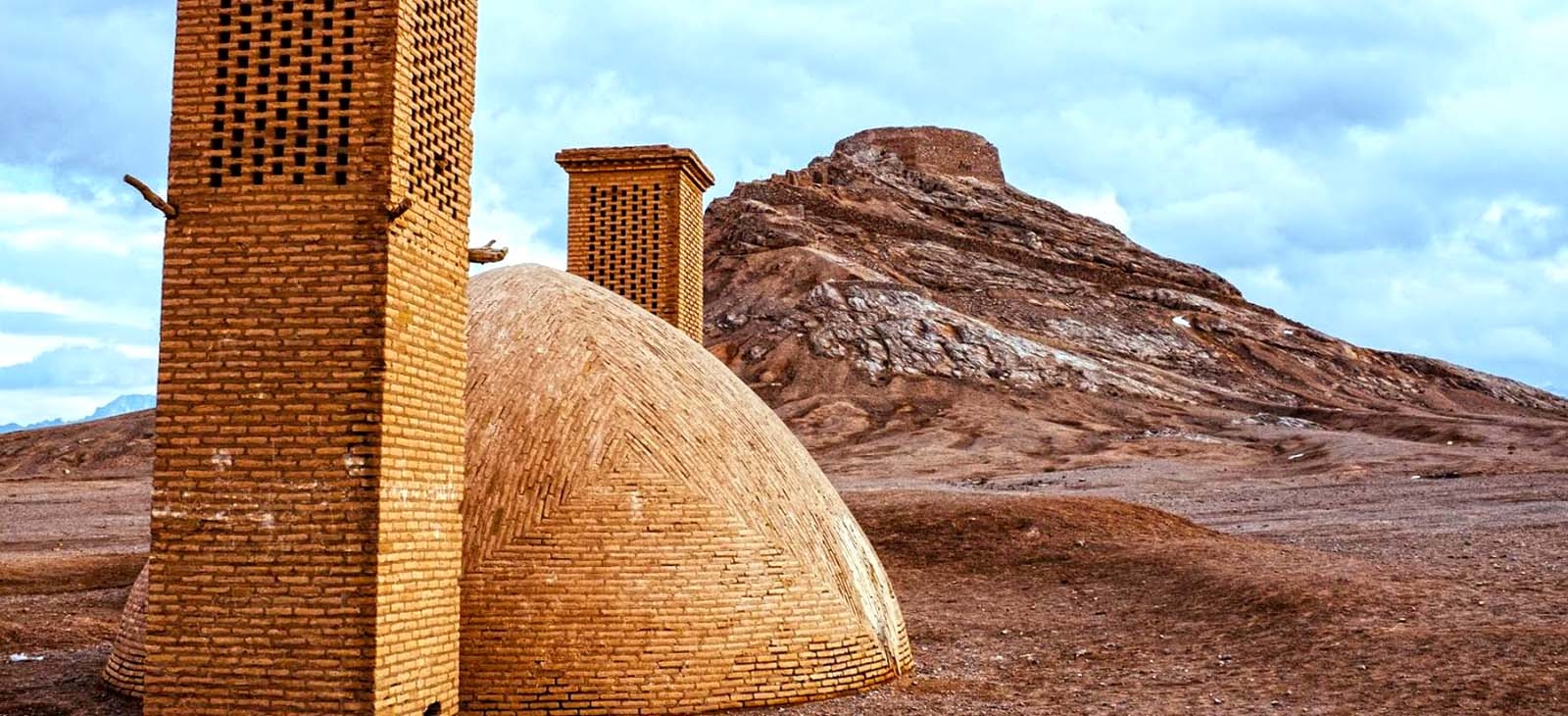 Towers of silence in Yazd